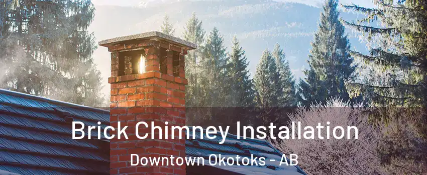  Brick Chimney Installation Downtown Okotoks - AB