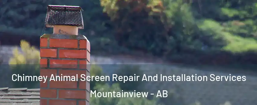  Chimney Animal Screen Repair And Installation Services Mountainview - AB