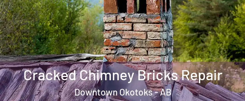  Cracked Chimney Bricks Repair Downtown Okotoks - AB