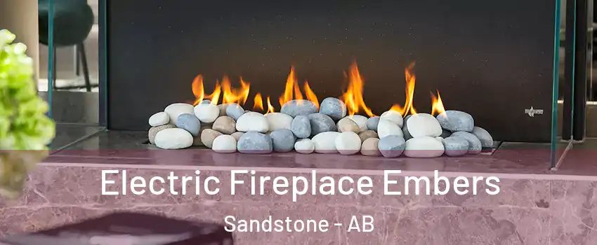  Electric Fireplace Embers Sandstone - AB