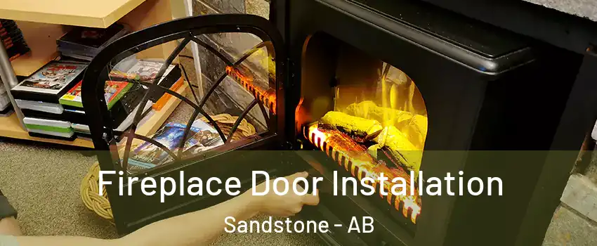  Fireplace Door Installation Sandstone - AB