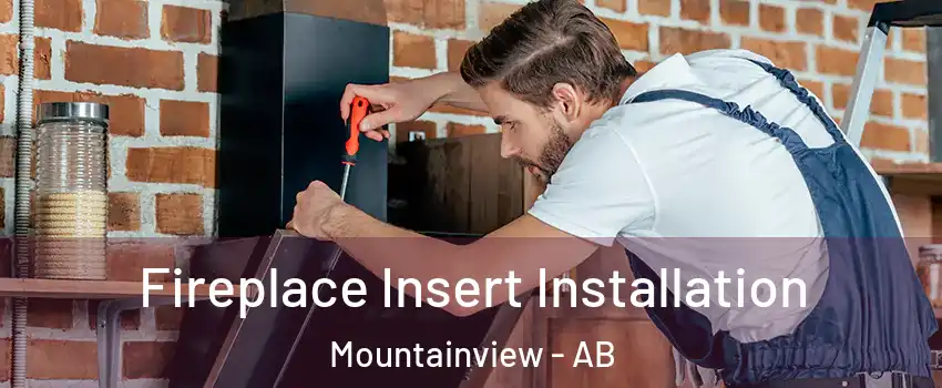  Fireplace Insert Installation Mountainview - AB