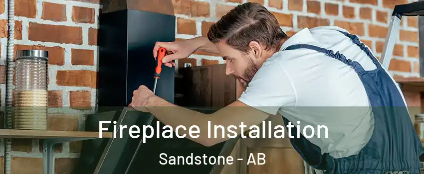  Fireplace Installation Sandstone - AB