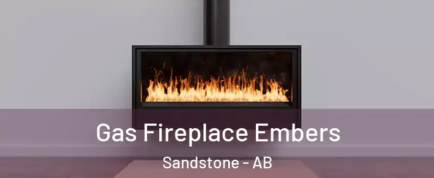  Gas Fireplace Embers Sandstone - AB