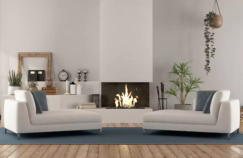 Custom Fireplace Design in Okotoks, AB