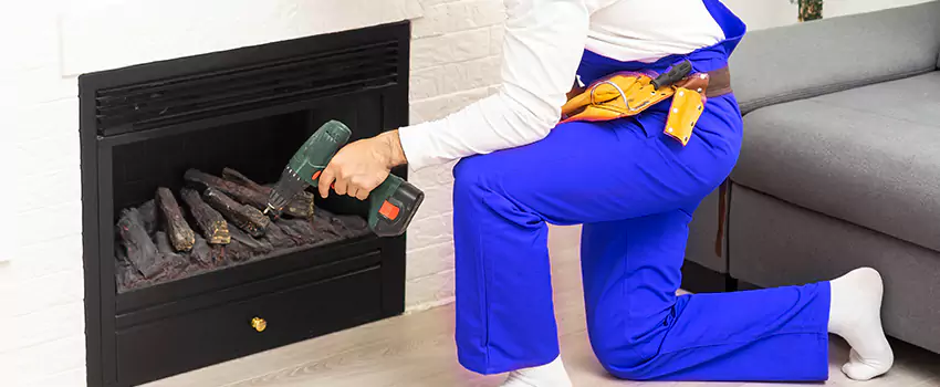 B-Vent Gas Fireplace Installation in Cimarron, AB