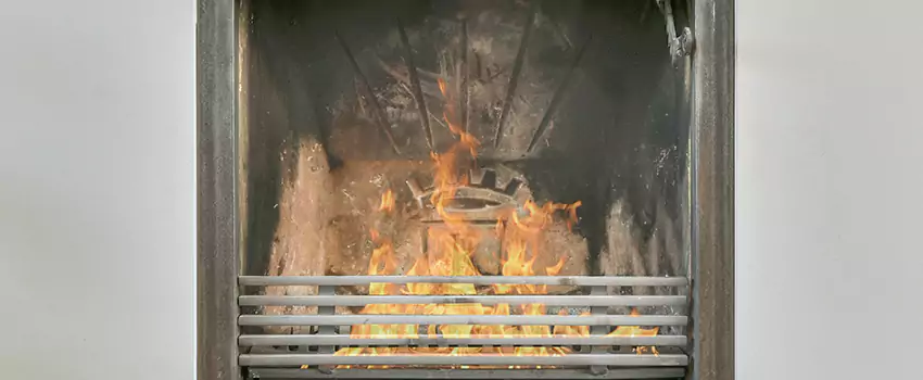 Travis Industries Linear Gas Fireplace Installation in Cimarron, Alberta