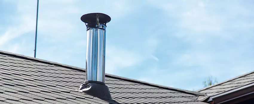 Outdoor Metal Chimney Installation in Cimarron, Alberta