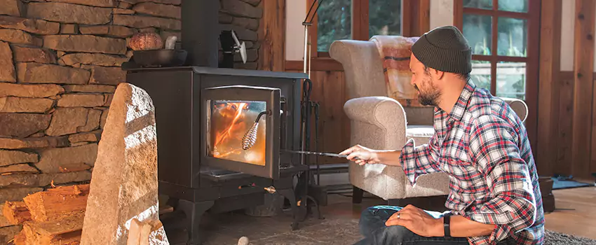 Wood Stove Stone Chimneys Installation Services in Cimarron, AB