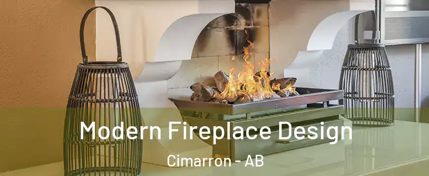  Modern Fireplace Design Cimarron - AB