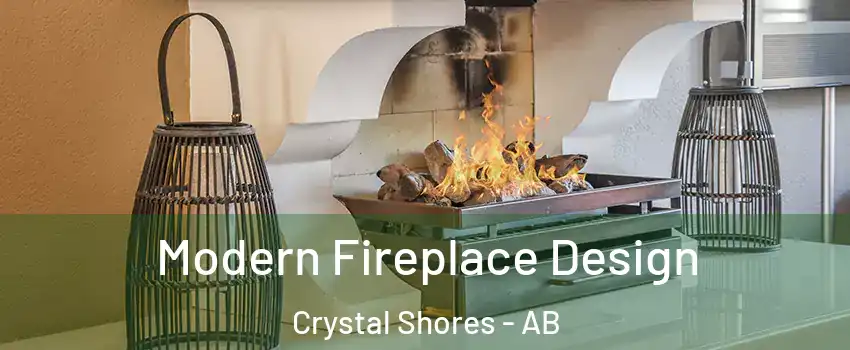  Modern Fireplace Design Crystal Shores - AB