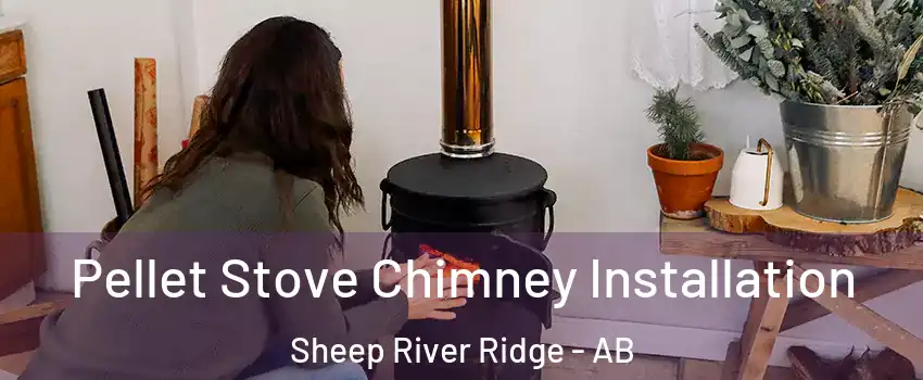  Pellet Stove Chimney Installation Sheep River Ridge - AB