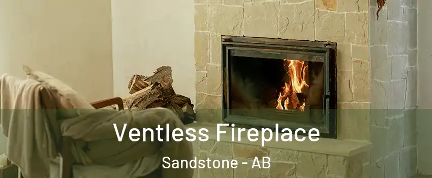  Ventless Fireplace Sandstone - AB